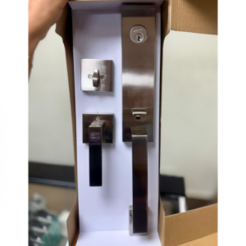 Cerradura de Seguridad Premium con Manija de Acero Inoxidable